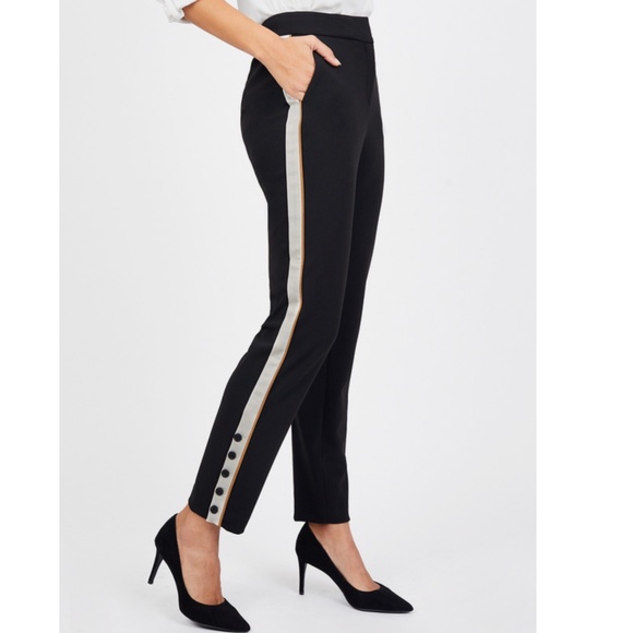 Calvin Klein Pants - Calvin Klein Side-Striped Button Pants Size 6